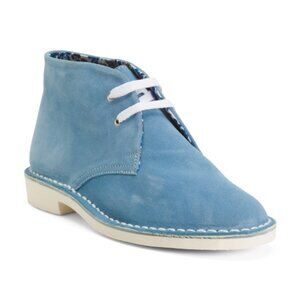 SOLDINI Made In Italy Leather Desert Boots